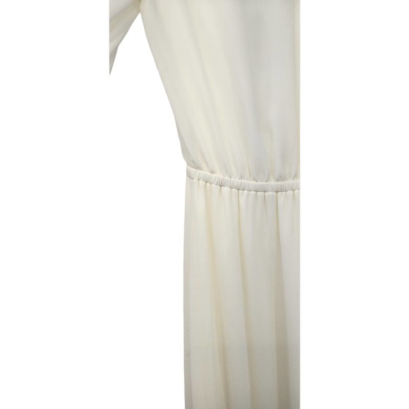 NWT NEW Show‎ Me Your MUMU Jocelyn White Long Sleeve Sheer Maxi Dress XL - Picture 6 of 13